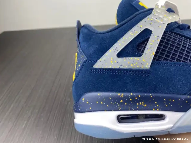 Official Maikesneakers Retro AJ4-1036660 (PE) Air Jordan Michigan 4 0412